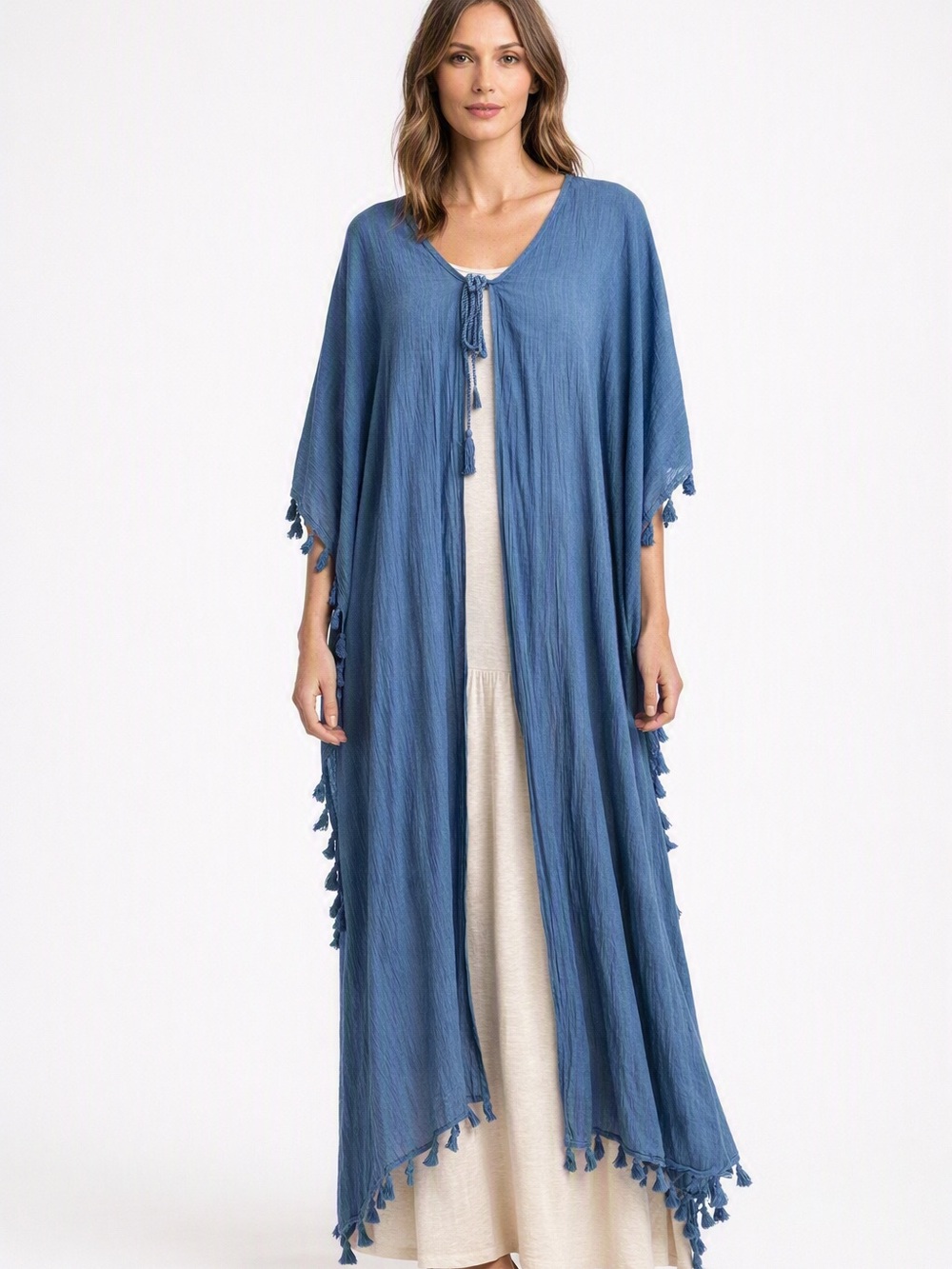 Layering Pieces jumpsuit/ 2 pieces -Boho Kimono / Cover-Up / Festival / large